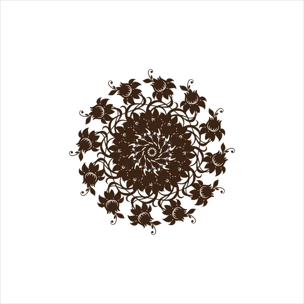 Conception Gabarit Mandala Avec Graphique Vectoriel — Image vectorielle