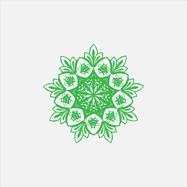 Diseño Plantilla Mandala Con Gráfico Vectorial — Archivo Imágenes Vectoriales