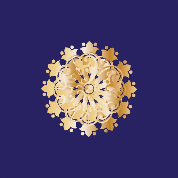 Diseño Plantilla Mandala Con Gráfico Vectorial — Archivo Imágenes Vectoriales