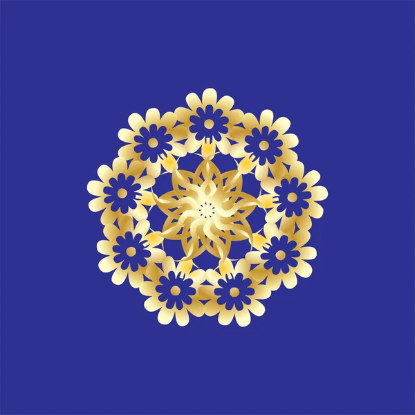 Σχεδιασμός Προτύπου Mandala Διανυσματικό Γραφικό — Διανυσματικό Αρχείο
