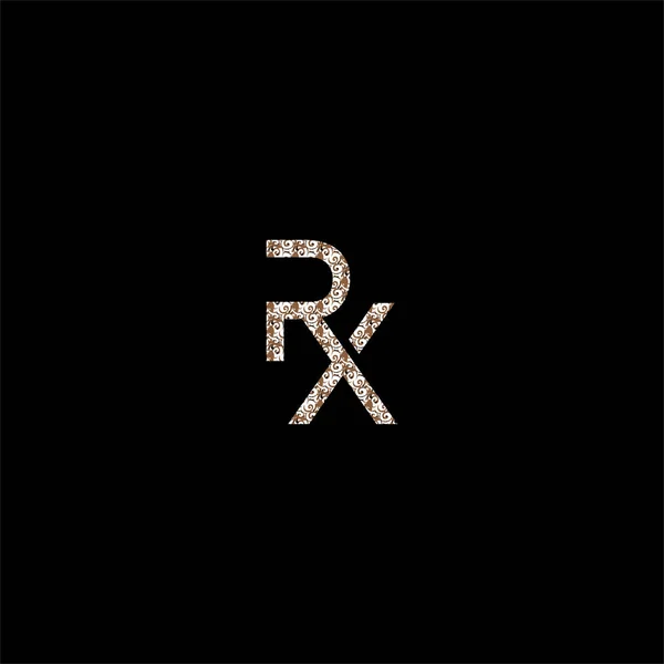 X共同文字ロゴ抽象デザイン — ストックベクタ
