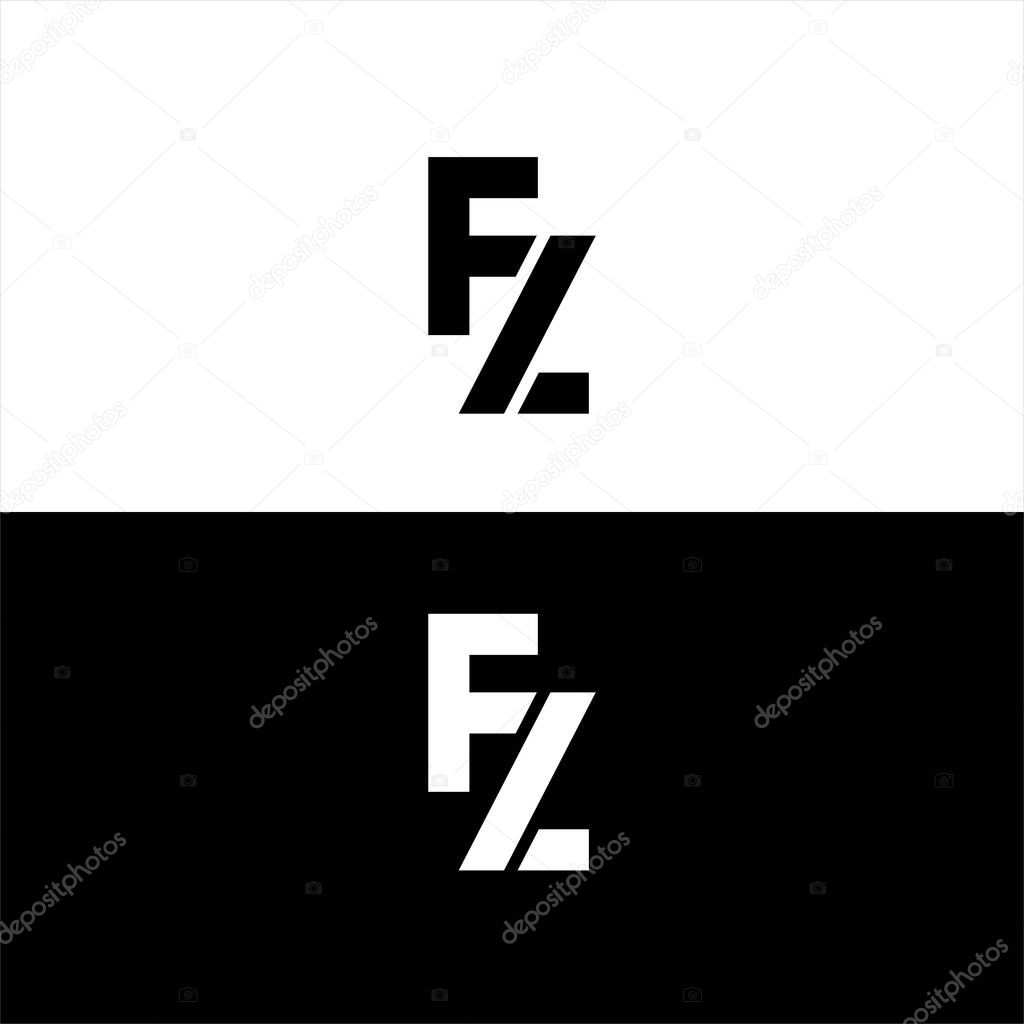 F Z joint letter logo abstract design