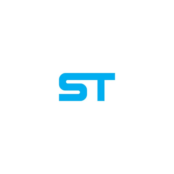 Letra Logo Diseño Creativo — Vector de stock