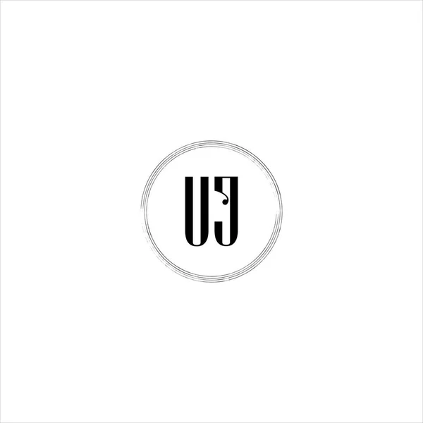 Lettera Logo Monogramma Design — Vettoriale Stock