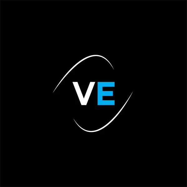 Lettera Logo Design Creativo — Vettoriale Stock