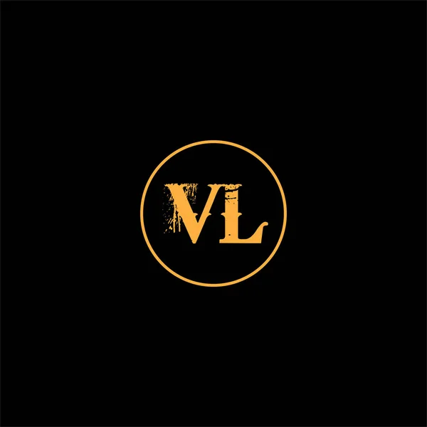 Letra Logotipo Emblema Design — Vetor de Stock