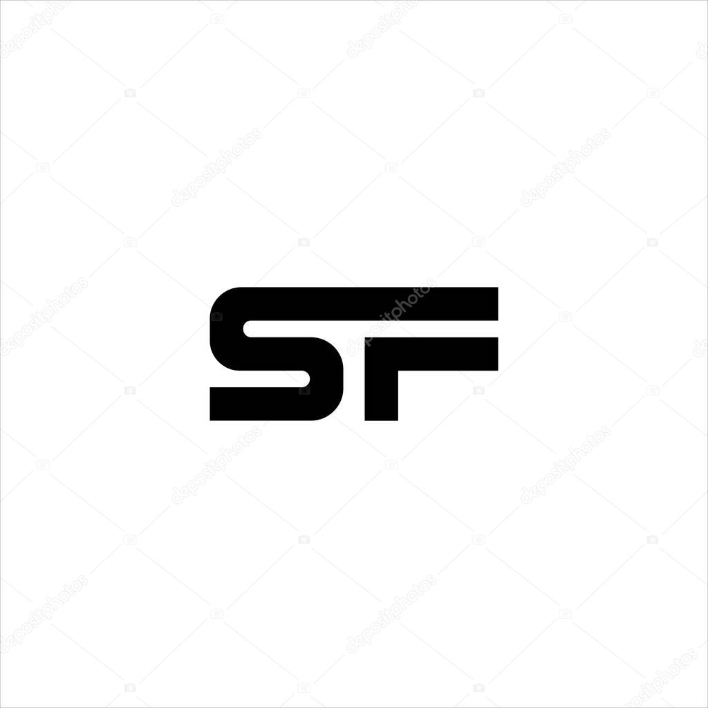 S F letter logo creative design