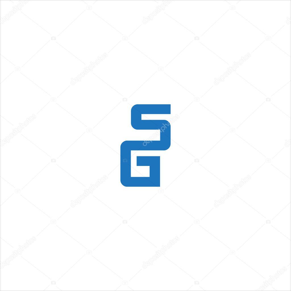 S G letter logo creative design