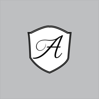 bir harf logosu monogram tasarımı