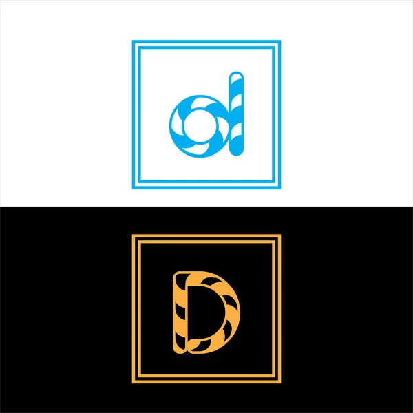 Bokstäver Logotyp Element Design Med Vektor Grafik — Stock vektor