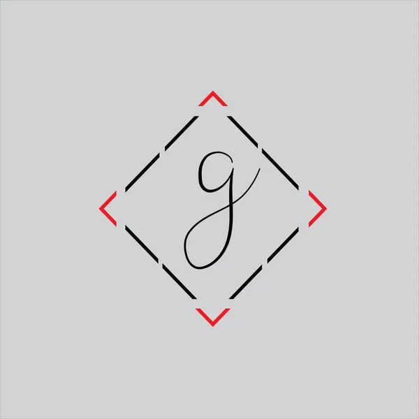 Bokstav Logotyp Abstrakt Design — Stock vektor