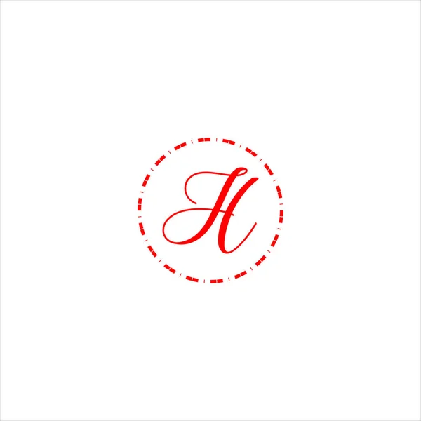 Harfli Monogram Tasarımı — Stok Vektör