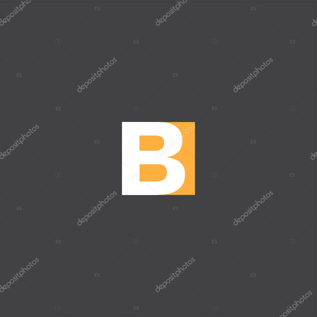 B letter logo creative design