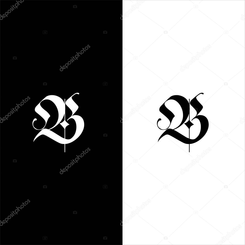 B letter logo creative design