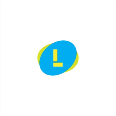 L harfi logo monogram tasarımı