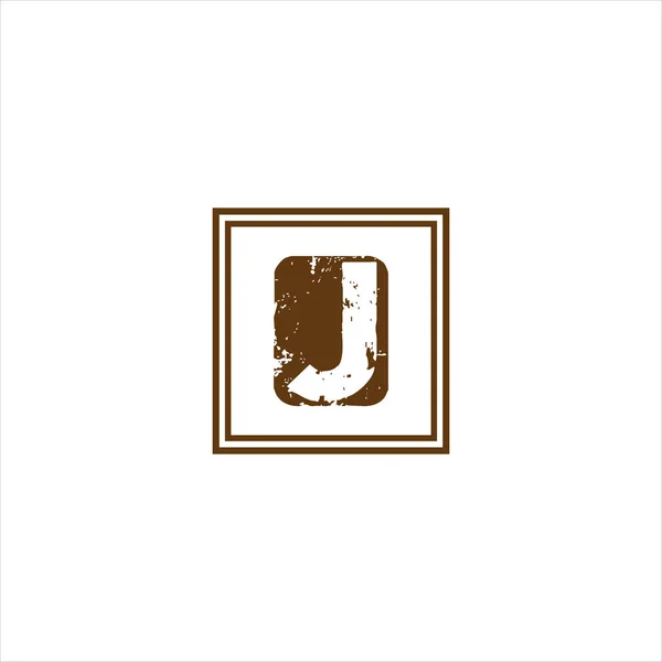 Jレターロゴ Monogram Design — ストックベクタ