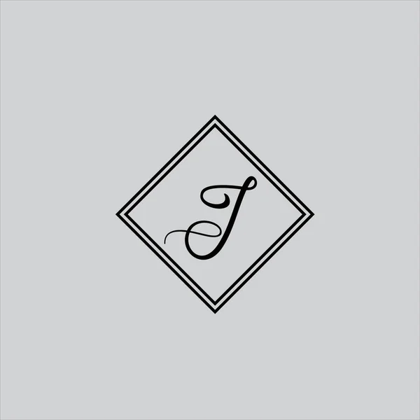 Jレターロゴ Monogram Design — ストックベクタ