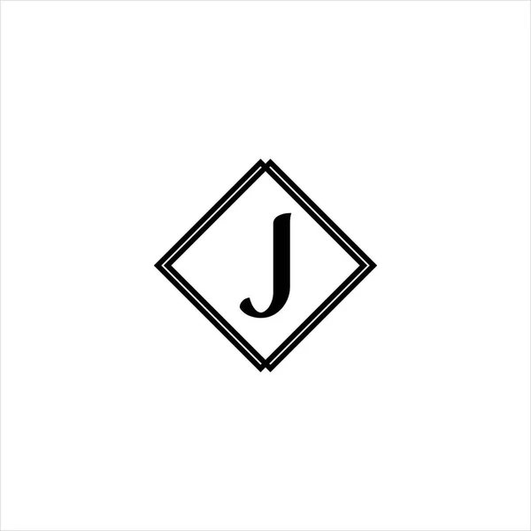 Jレターロゴ Monogram Design — ストックベクタ