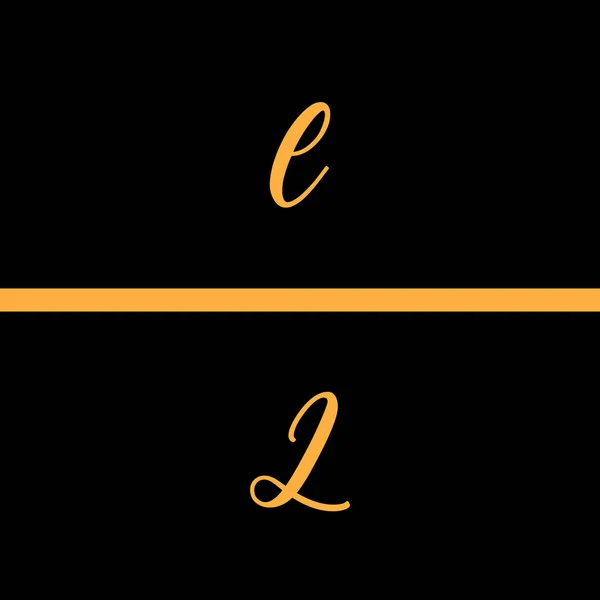 Lettre Logo Monogramme Design — Image vectorielle