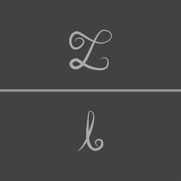 L字母徽标图案设计 — 图库矢量图片