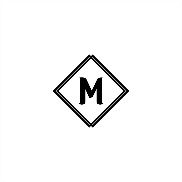 Carta Logotipo Monograma Design — Vetor de Stock