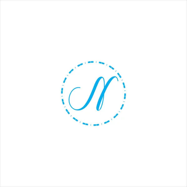 Letter Logo Monochroom Ontwerp — Stockvector