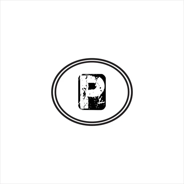 Litera Logo Monogram Projekt — Wektor stockowy
