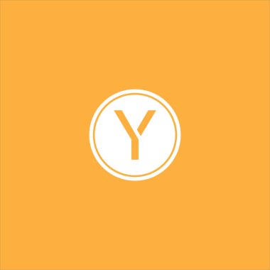 Y harfi logo ögesi tasarımı