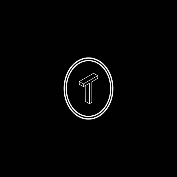 Letra Logo Diseño Creativo — Vector de stock