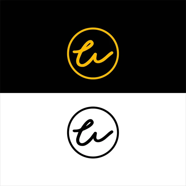 Письмо Логотип Винтажный Дизайн — стоковый вектор
