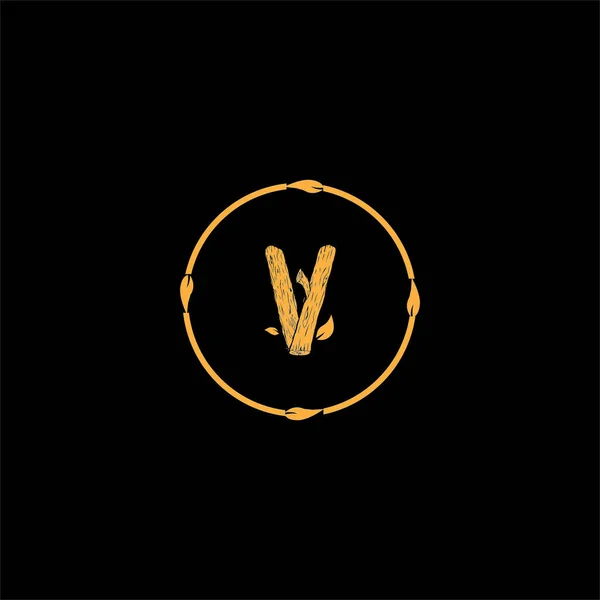 V字母徽标图案设计 — 图库矢量图片