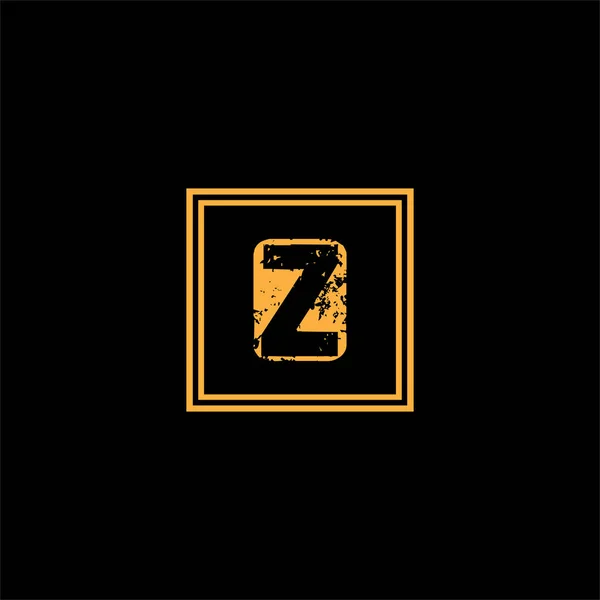 Z文字ロゴ Monogram Design — ストックベクタ