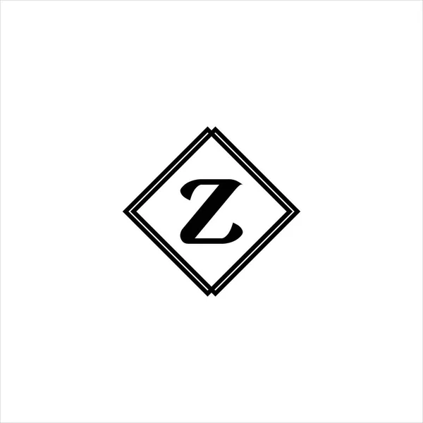 Z文字ロゴ Monogram Design — ストックベクタ