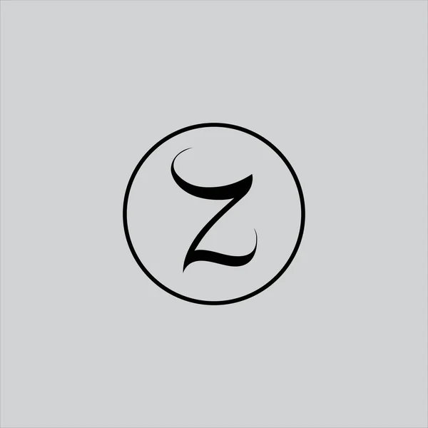 Z文字ロゴ Monogram Design — ストックベクタ