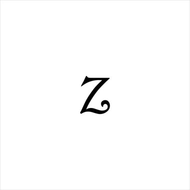Z harfi logo monogram tasarımı
