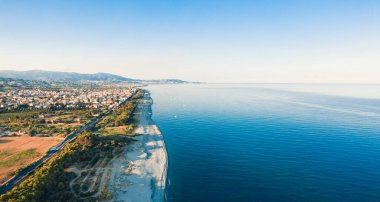 İtalya 'nın Calabria Bölgesi Akdeniz