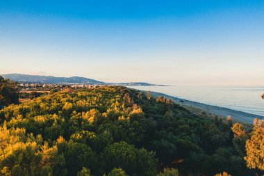 İtalya 'nın Calabria Bölgesi Akdeniz