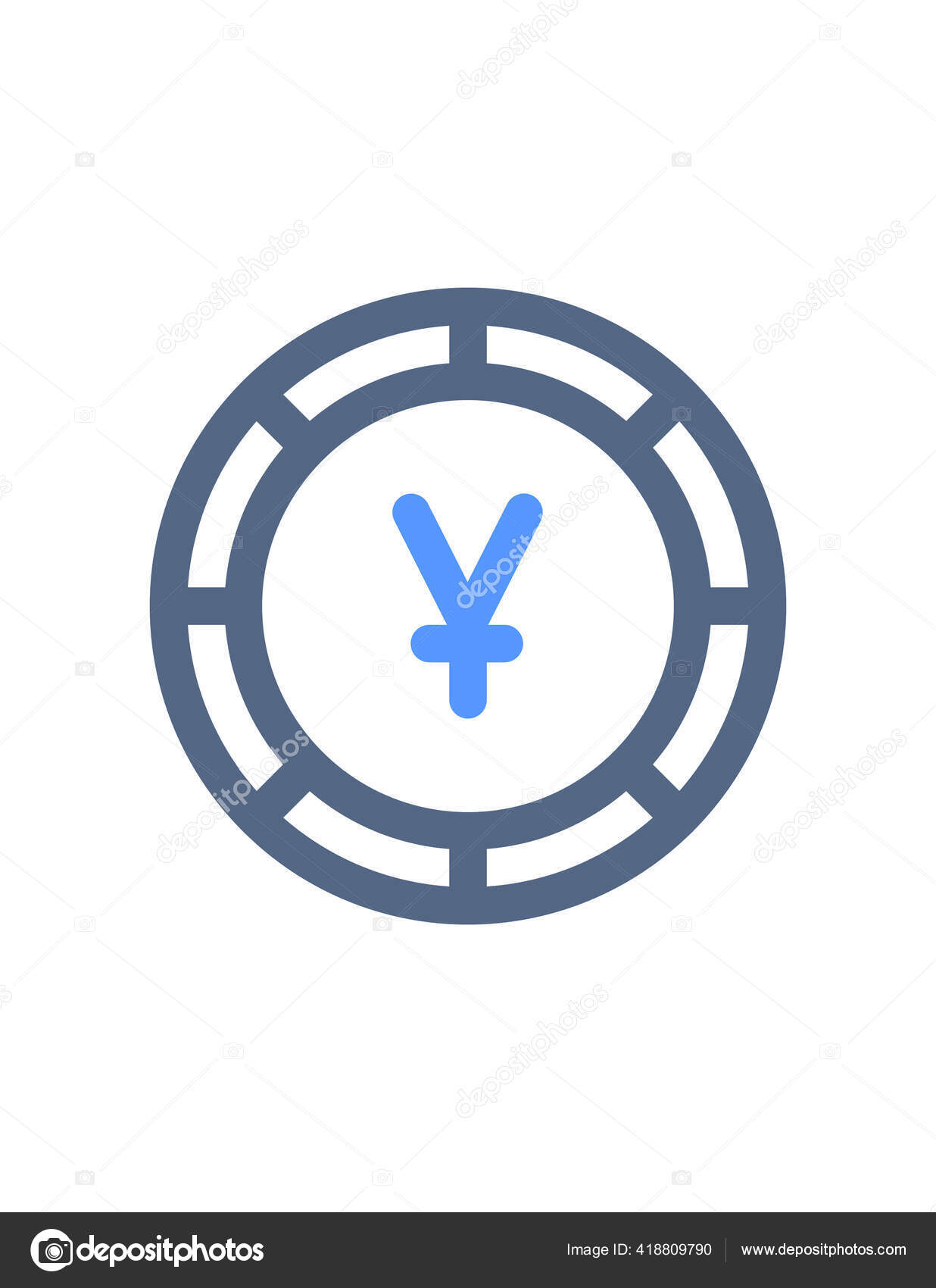 현금의 아이콘 스톡 벡터 - ©theiconz 418809790