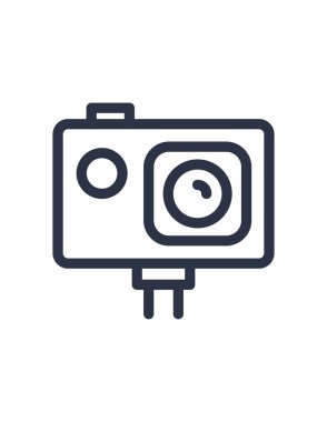 Fotoğraf makinesi simgesi. özet çizimi 