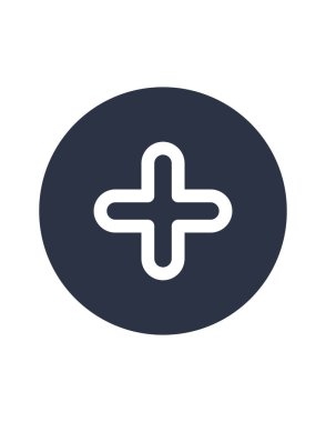 Ekle simgesinin vektör illüstrasyonu 