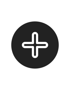 Ekle simgesinin vektör illüstrasyonu 