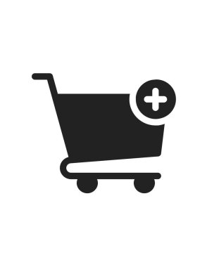 El arabasının, tramvayın, alışveriş simgesinin vektör çizimi 