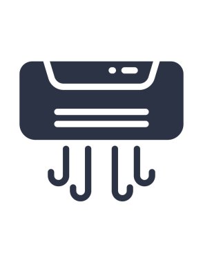 Klima simgesinin vektör illüstrasyonu