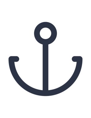 çapa simgesi vektör illüstrasyonu