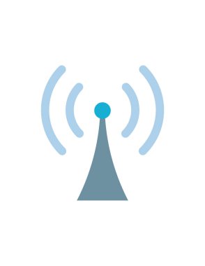 kablosuz ağ simgesi, vektör illüstrasyonu