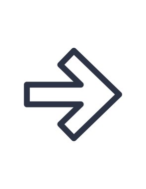 ok, ok, sağ, sağ, sonraki, yol bulma vektör illüstrasyonu