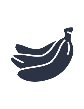 muz ikonu vektör çizimi