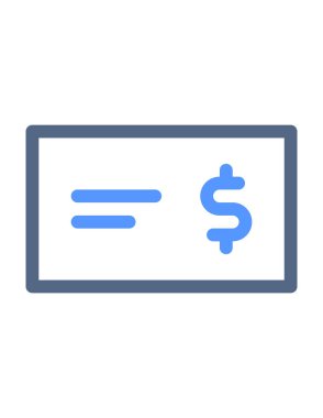 bankacılık ve finans hattı vektör simgesi.