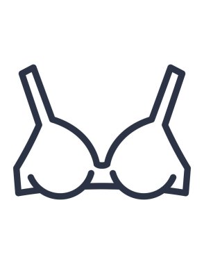 sütyen simgesi vektör illüstrasyonu