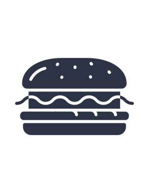 Hamburger, hamburger, fast food vektörü 
